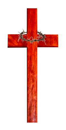 Wooden cross. 